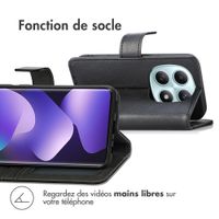 imoshion Étui de télephone portefeuille de luxe Xiaomi Redmi Note 15 (5G) - Noir