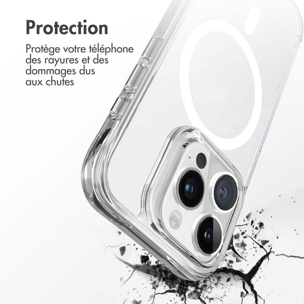 imoshion Coque Rugged Air MagSafe Apple iPhone 15 Pro Max - Transparent