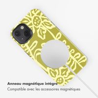 Selencia Coque arrière Vivid avec MagSafe Apple iPhone 13 - Chalky Bloom