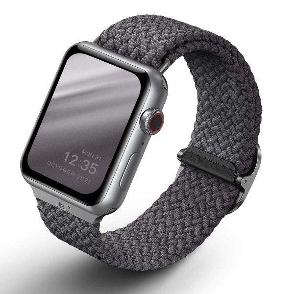 Uniq Bracelet tressé Aspen Apple Watch | 44/45/46/49 mm - Granite Grey