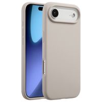 Accezz Coque Liquid Silicone avec MagSafe Apple iPhone Air - Stone