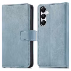 imoshion Étui de télephone portefeuille de luxe Samsung Galaxy S25 / S24 - Bleu clair