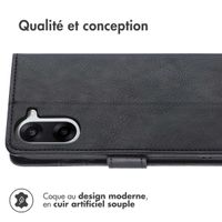 imoshion Étui de télephone portefeuille de luxe OnePlus Nord CE5 - Noir
