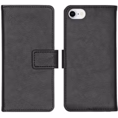 imoshion Étui de télephone portefeuille de luxe Apple iPhone SE (2022 / 2020) / 8 / 7 / 6(s) - Noir