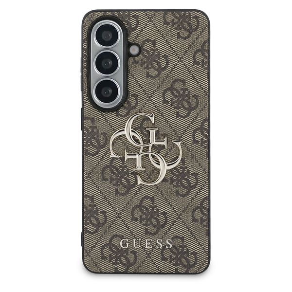 Guess Coque 4G Metal Logo Backcover Samsung Galaxy S26 Plus - Marron