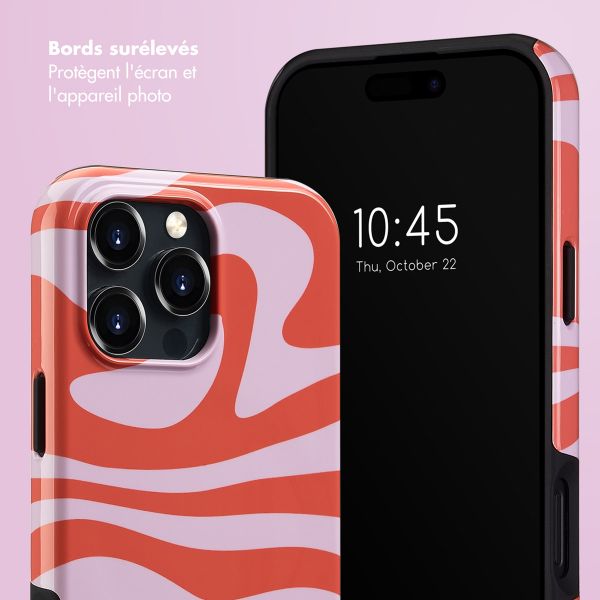 Selencia Coque arrière Vivid avec MagSafe Apple iPhone 16 Pro Max - Dream Swirl Pink