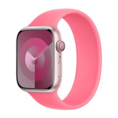 Apple Bracelet Boucle unique en Silicone Apple Watch | 38/40/41/42 mm - Taille 4 - Pink