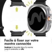 imoshion Bracelet en nylon Samsung Galaxy Watch Ultra (2024/2025) - Noir