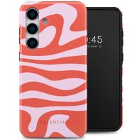 Selencia Coque arrière Vivid Samsung Galaxy S25 - Dream Swirl Pink