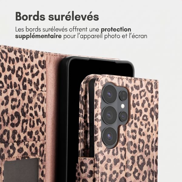 imoshion Étui de télephone portefeuille Design Samsung Galaxy S26 Ultra - Leopard Mood