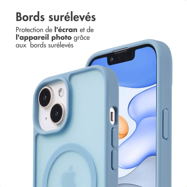 imoshion Coque Color Guard avec MagSafe Apple iPhone 15 - Bleu clair