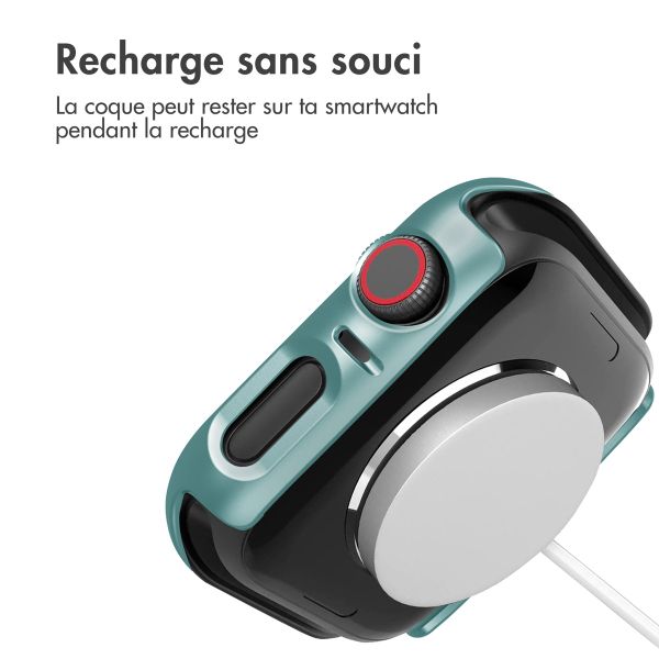 imoshion Coque rigide à couverture complète Apple Watch 4 / 5 / 6 / SE - 40 mm - Vert foncé
