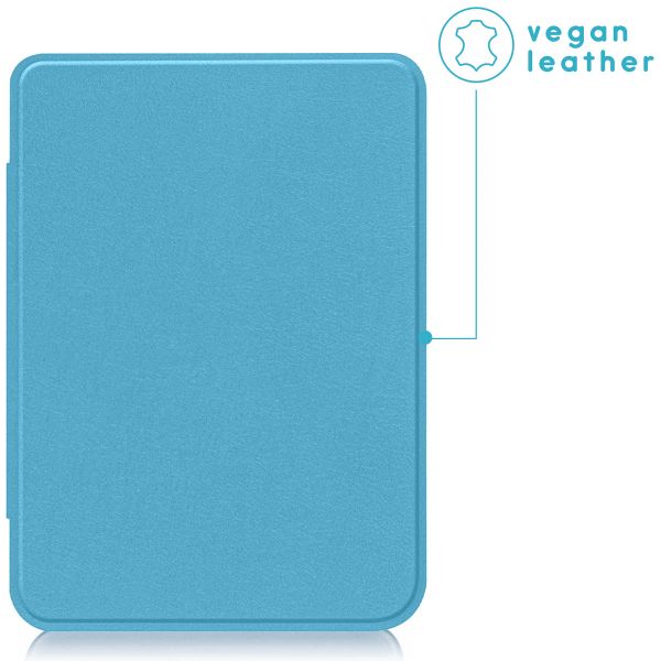 imoshion Étui de liseuse portefeuille Slim Hard Kobo Clara Colour / BW - Bleu clair