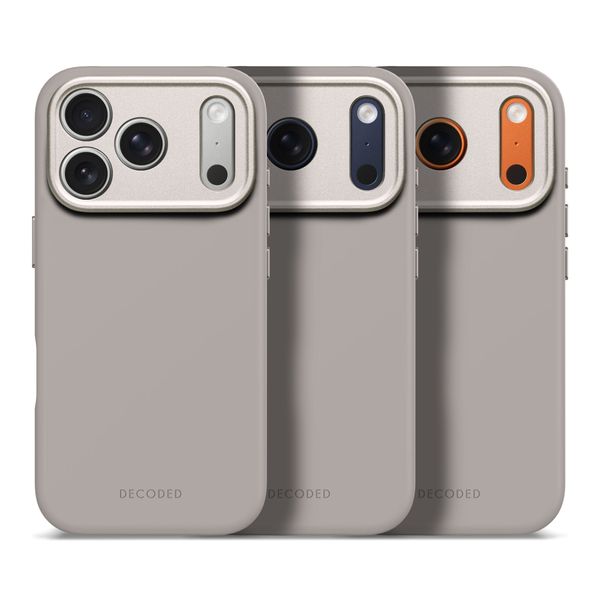 Decoded Coque en silicone MagSafe Apple iPhone 17 Pro Max - Soft Taupe