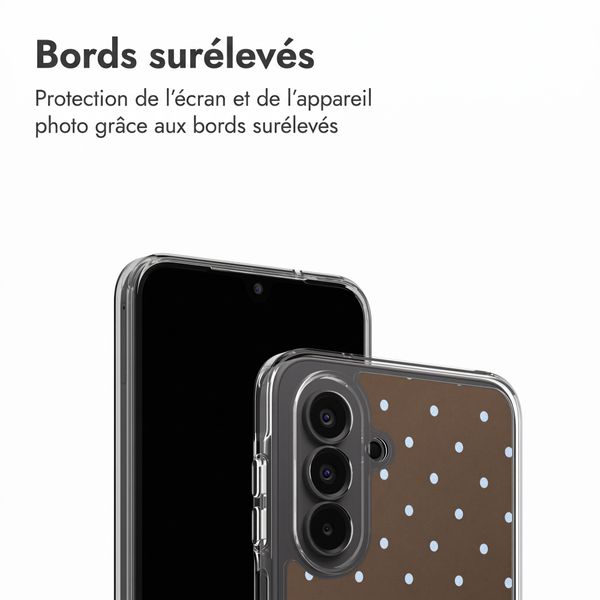 imoshion Coque Design Samsung Galaxy A18 (4G) / A17 (4G/5G) - Polka Dot Bruin