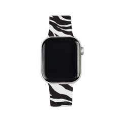 iDeal of Sweden Watch Band Entry Apple Watch | 38/40/41/42 mm - Taille S/M - Iconic Zebra