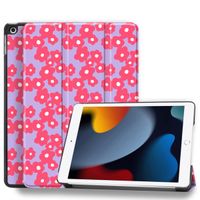 imoshion Coque tablette Design Trifold Apple iPad 9 (2021) 10.2 pouces / iPad 8 (2020) 10.2 pouces / iPad 7 (2019) 10.2 pouces - Dusty Rose