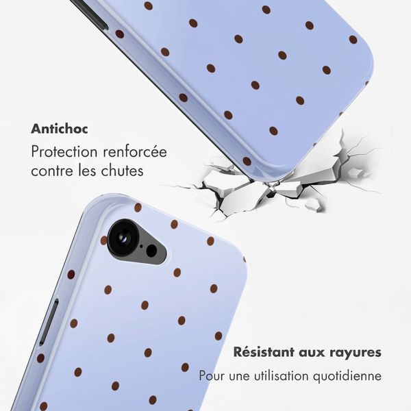 Selencia Coque arrière Vivid avec MagSafe Apple iPhone 17e / 16e - Happy Dots Digital Sky