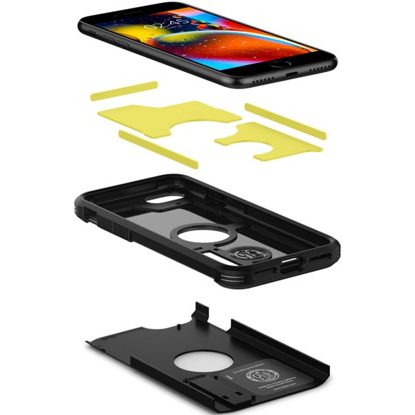 Spigen Coque Tough Armor Apple iPhone SE (2022 / 2020) - Noir