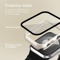 imoshion Coque rigide à couverture complète Apple Watch 4 / 5 / 6 / SE - 44 mm - Lumière stellaire