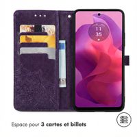 imoshion Etui de télephone Mandala Motorola Moto G04 / G24 - Violet