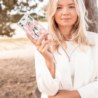 imoshion Coque Design avec cordon Samsung Galaxy A72 - Cherry Blossom