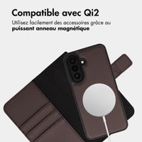 imoshion Étui portefeuille luxe 2-en-1 amovible Samsung Galaxy A27 (5G) - Marron