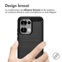 imoshion Coque Brushed Oppo Reno 13 - Noir