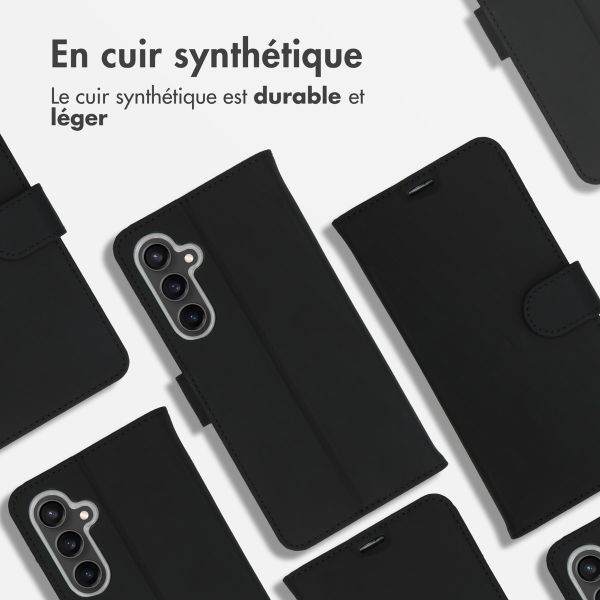 Accezz Étui de télephone Wallet Samsung Galaxy S23 FE - Noir