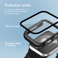 imoshion Coque rigide brillante à couverture complète Apple Watch 7 / 8 / 9 - 41 mm - Noir