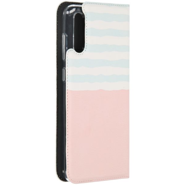 Concevez votre propre housse portefeuille Samsung Galaxy A70 - Blanc
