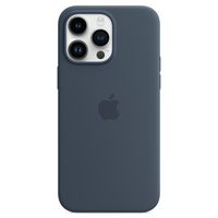 Apple Coque en silicone MagSafe Apple iPhone 14 Pro Max - Storm Blue