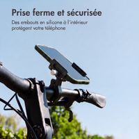 imoshion Mini support de téléphone en aluminium pour vélo - Léger - Universel - Noir