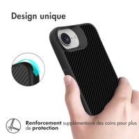 imoshion Rugged Hybrid Carbon Case Apple iPhone 17e / 16e - Noir
