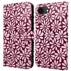 imoshion Étui de télephone portefeuille Design Apple iPhone 17e / 16e - Bloom Love Blush