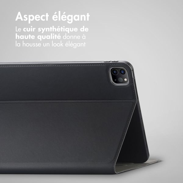 Accezz Coque tablette Classic Apple iPad Pro 12.9 (2020/2021/2022) - Noir