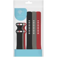 imoshion Bracelet silicone multipack Fitbit Versa 4 / 3 / Sense (2) - Noir / Gris