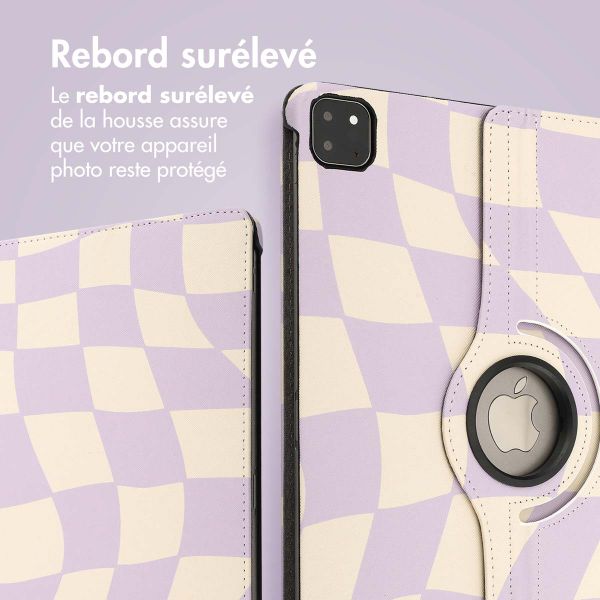 imoshion Coque tablette Design rotatif à 360° Apple iPad Air 13 pouces (2026) M4 / (2025) M3 / (2024) M2 - Dancing Cubes