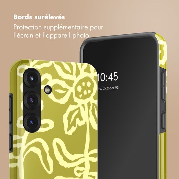 Selencia Coque arrière Vivid avec MagSafe Samsung Galaxy S25 - Chalky Bloom