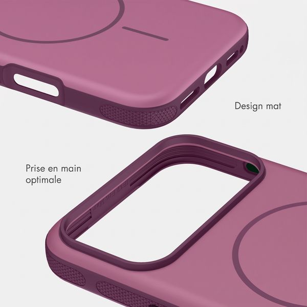imoshion Coque arrière Color avec Thin MagSafe Ring Apple iPhone 18 Pro / 17 Pro - Violet