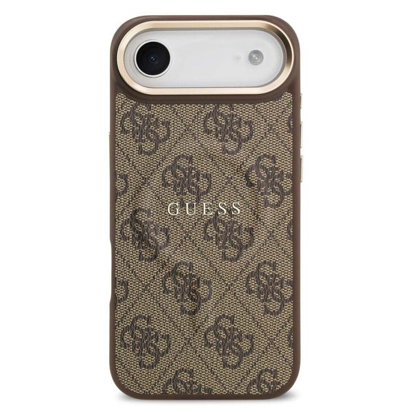Guess Coque MagSafe Classic avec logo 4G Apple iPhone Air - Marron