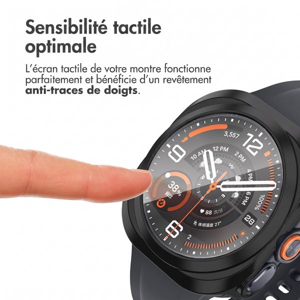 imoshion Coque rigide à couverture complète Samsung Galaxy Watch Ultra 2 (2026) - Noir