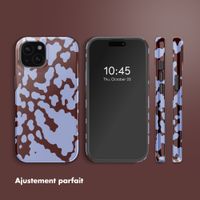 Selencia Coque arrière Vivid avec MagSafe Apple iPhone 15 - Moo'd Lavender Glow