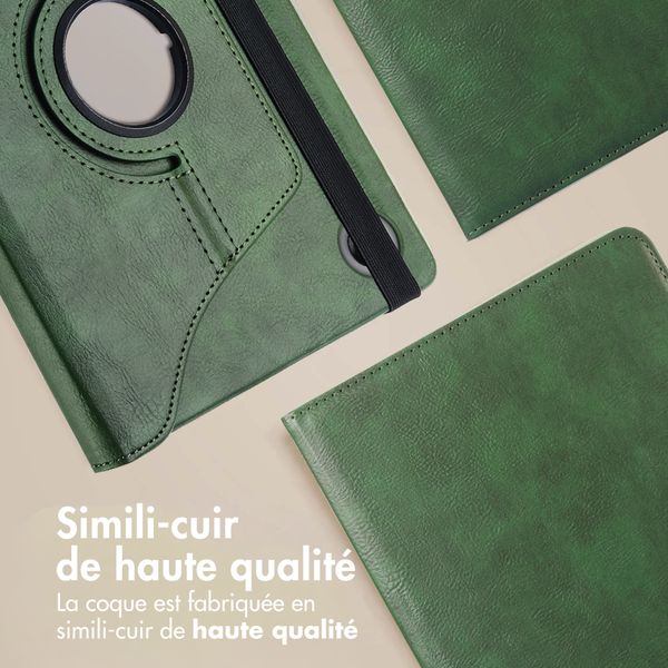imoshion Coque tablette rotatif à 360° Samsung Galaxy Tab A11 / A9 8.7 pouces - Vert