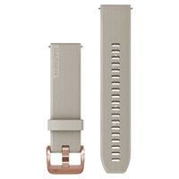 Garmin Bracelet silicone  - Connexion Garmin 20 mm - Light Sand / Rose Gold