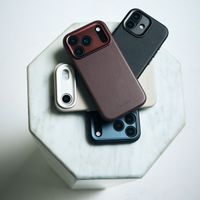 Decoded Coque en cuir MagSafe Apple iPhone 17 Pro - Navy Shadow