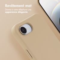 imoshion Coque arrière Color avec cordon amovible et MagSafe Apple iPhone 17e / 16e - Nude