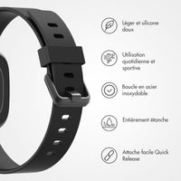 imoshion Bracelet silicone Fitbit Versa / Versa 2 / Versa Lite - Taille S - Noir