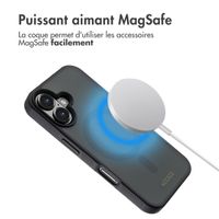 Accezz Coque Givrée Robuste avec MagSafe Apple iPhone 16 - Noir