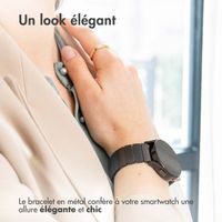 Selencia Bracelet magnétique en acier Apple Watch | 38/40/41/42 mm - Noir